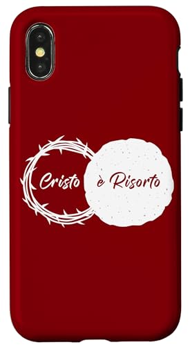 Cristo è Risorto – Jesus Christian Easter Passover Italian Hülle für iPhone X/XS von Easter Christian Faith Blessings