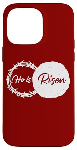 He is Risen – Jesus Christ Resurrection Easter & Passover Hülle für iPhone 14 Pro Max von Easter Christian Faith Blessings