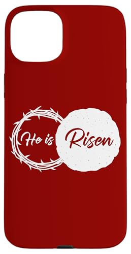 He is Risen – Jesus Christ Resurrection Easter & Passover Hülle für iPhone 15 Plus von Easter Christian Faith Blessings