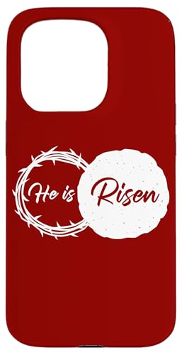 He is Risen – Jesus Christ Resurrection Easter & Passover Hülle für iPhone 15 Pro von Easter Christian Faith Blessings
