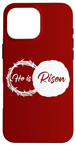 He is Risen – Jesus Christ Resurrection Easter & Passover Hülle für iPhone 16 Pro Max von Easter Christian Faith Blessings