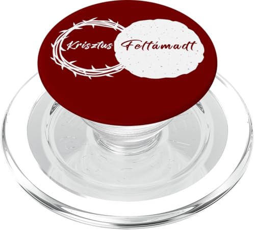 Krisztus Feltámadt – Christian Easter Passover Hungarian PopSockets PopGrip für MagSafe Krisztus Feltámadt – Christian Easter Passover Hungarian PopSockets PopGrip für MagSafe von Easter Christian Faith Blessings