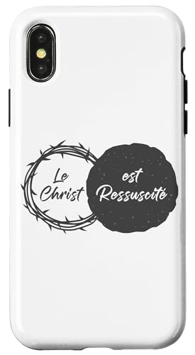 Le Christ est Ressuscité – Christian Easter Passover French Hülle für iPhone X/XS von Easter Christian Faith Blessings