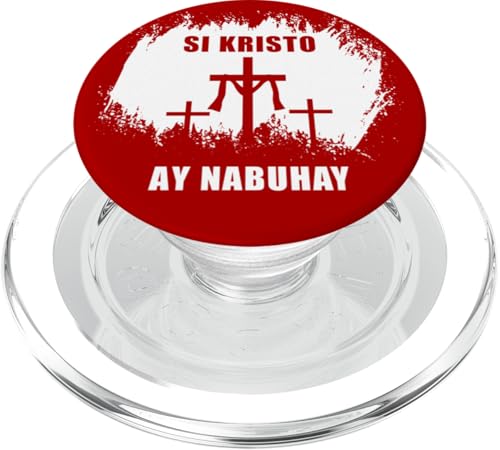 Si Kristo ay Nabuhay – Christian Easter Passover Filipino PopSockets PopGrip für MagSafe Si Kristo ay Nabuhay – Christian Easter Passover Filipino PopSockets PopGrip für MagSafe von Easter Christian Faith Blessings
