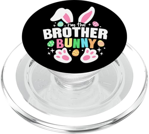 Lustiges Osterei mit Hasenohren und Aufschrift "I'm The Brother" PopSockets PopGrip für MagSafe Lustiges Osterei mit Hasenohren und Aufschrift "I'm The Brother" PopSockets PopGrip für MagSafe von Easter Day Outfit Colorful Rabbit Ears & Eggs Gift