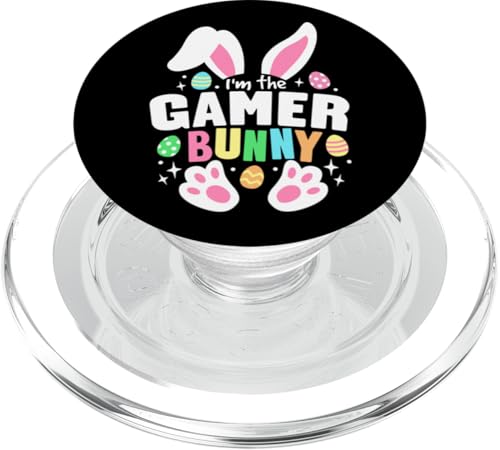 Lustiges Osterei mit Hasenohren und Aufschrift "I'm The Gamer" PopSockets PopGrip für MagSafe Lustiges Osterei mit Hasenohren und Aufschrift "I'm The Gamer" PopSockets PopGrip für MagSafe von Easter Day Outfit Colorful Rabbit Ears & Eggs Gift