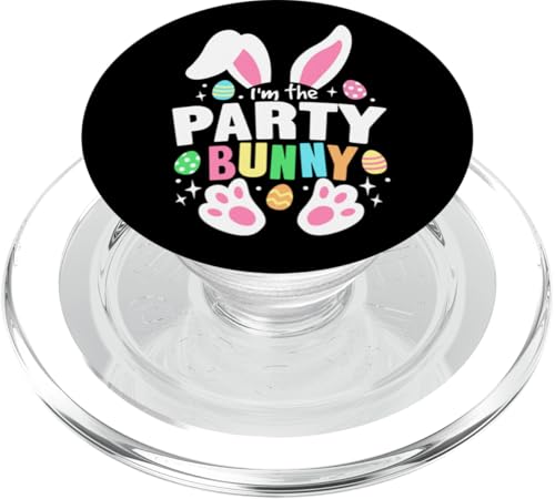 Lustiges Osterei mit Hasenohren und Aufschrift "I'm the Party" PopSockets PopGrip für MagSafe Lustiges Osterei mit Hasenohren und Aufschrift "I'm the Party" PopSockets PopGrip für MagSafe von Easter Day Outfit Colorful Rabbit Ears & Eggs Gift