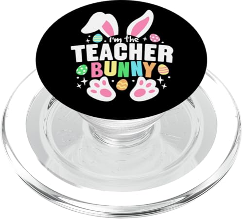 Lustiges Osterei mit Hasenohren und Aufschrift "I'm the Teacher" PopSockets PopGrip für MagSafe Lustiges Osterei mit Hasenohren und Aufschrift "I'm the Teacher" PopSockets PopGrip für MagSafe von Easter Day Outfit Colorful Rabbit Ears & Eggs Gift