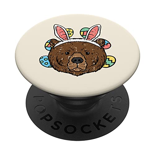 Osterbär Gesicht Hasenohren Eier niedliches Tier Männer Frauen Kinder PopSockets mit austauschbarem PopGrip Osterbär Gesicht Hasenohren Eier niedliches Tier Männer Frauen Kinder PopSockets mit austauschbarem PopGrip von Easter Phone Women Men Kids Children Easter Gift