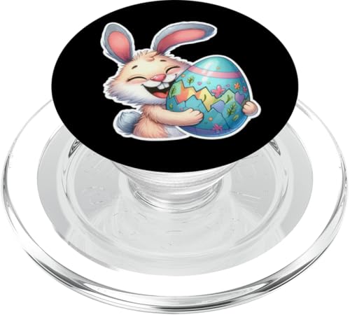 Osterhase Aufkleber Stil Ästhetische Lustige Ostereier Häschen PopSockets PopGrip für MagSafe von Easter Tees NYC