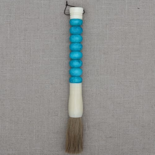 Eastern tide Traditioneller chinesischer Kalligraphie-Pinsel, 30–32 cm Länge, mehrfarbiger Perlengriff (blau) von Eastern tide