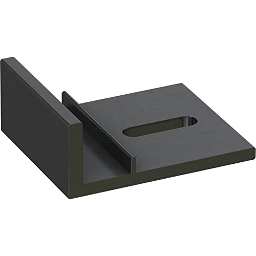 Easy Connect Aluminium Plattenhalter für Terrassenplatten - Wand-Fix Halterung als Abstandhalter für seitliche Fixierung der letzten Platten an der Stirnseite der Unterkonstruktion Easy Connect Aluminium Plattenhalter für Terrassenplatten - Wand-Fix Halterung als Abstandhalter für seitliche Fixierung der letzten Platten an der Stirnseite der Unterkonstruktion von Easy Connect