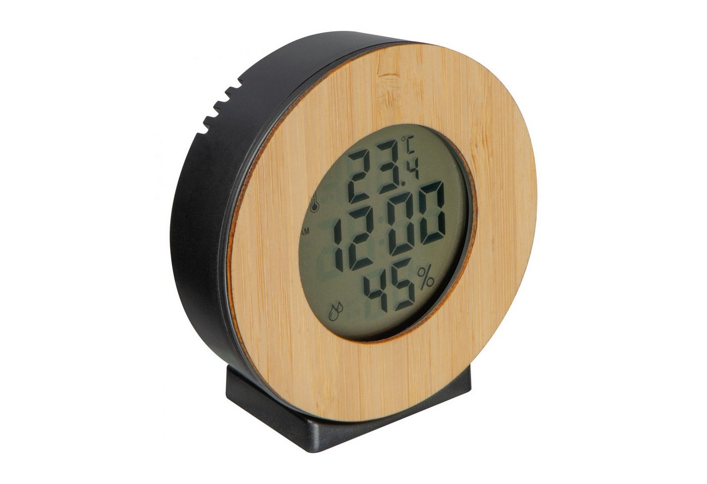 Easy Gifts Digitale Wetterstation mit Bambuselement Innenwetterstation von Easy Gifts