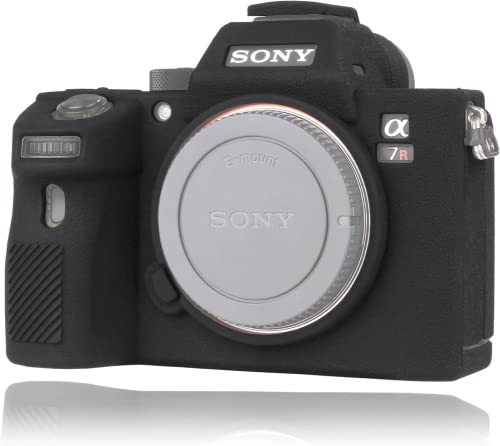 Easy Hood Alpha 7 III Kameratasche Silikon hülle für Sony A7III Weiches Silikon Gummi Schutzgehäuse Skin Camera Protector Cover,Kompatibel mit a7R III a7RIII ILCE-7RM3 a73 a7R3 a7R Mark III,Schwarz von Easy Hood