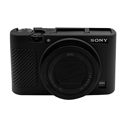 Easy Hood Schutzhülle Kameratasche für Sony RX100 VII, Kamera Silikon Hülle Tasche Leichtem Weichem Tragetasche Abdeckung für Sony DSC-RX100 III RX100 V RX100 IV RX100 VII DSLR Kamera schwarz von Easy Hood