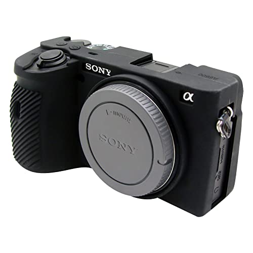 Easy Hood Silikonhülle Schutzhülle Kameratasche für Sony A6600 Alpha 6600 ILCE-6600,spiegellose Kamera,Kratzfest,schmale Passform,weiches Silikon-Gummi,Schwarz von Easy Hood