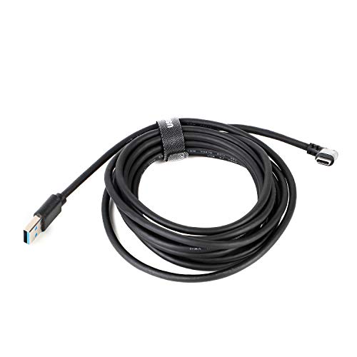 Easy Hood USB C Kabel 3M USB 3.0 A auf USB C Kabel 90 Grad USB 3.2 Gen Typ C Ladekabel und Datenkabel 4K 60Hz Videoübertragung für Sony Nikon Fuji Kamera Schnellladekabel für Handy PS Switch von Easy Hood