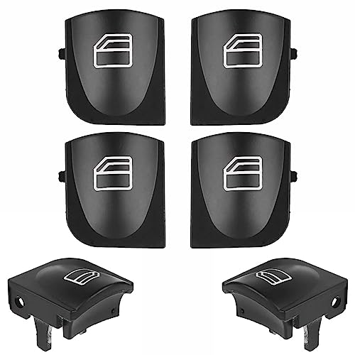 4 Stück MB C-Klasse W203 Schalter Fensterheber Knopf Taste Schalter von Easy Link