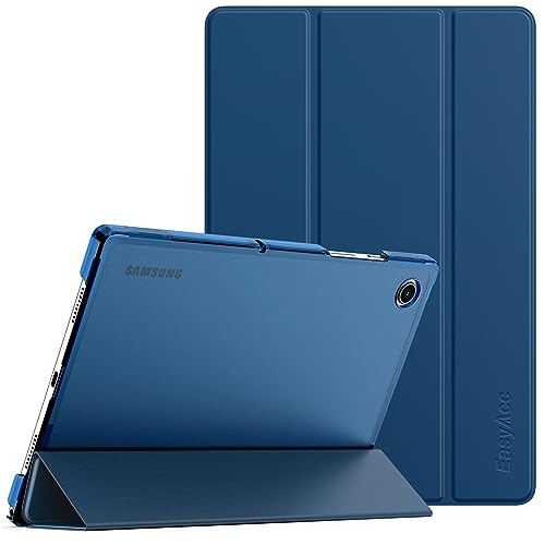 EasyAcc Hülle Kompatibel mit Samsung Galaxy Tab A8 2022/2021 SM-X200/X205/X207, Ultra Dünn Transluzent Matt Rückseite Abdeckung mit Standfunktion, Meerblau von EasyAcc