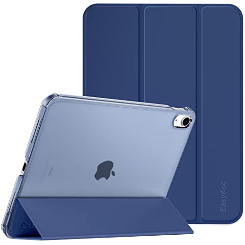 EasyAcc Hülle Kompatibel mit iPad 10 Generation 2022 10.9 Zoll A2757/A2777, Ultra Dünn Transluzent Matt Rückseite Abdeckung Cover Schutzhülle Case, Navy blau von EasyAcc