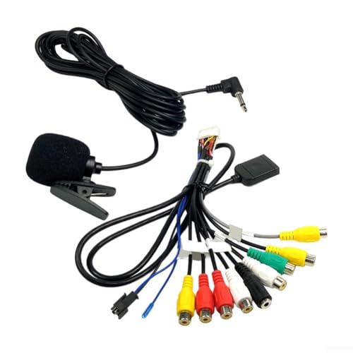 EasyByMall Auto-SIM-Kartensteckplatz-Audio-Adapter, 3,5-mm-Mikrofon für Radio, Multimedia, GPS, 4G, 20-poliger Stecker + Mikrofon EasyByMall Auto-SIM-Kartensteckplatz-Audio-Adapter, 3,5-mm-Mikrofon für Radio, Multimedia, GPS, 4G, 20-poliger Stecker + Mikrofon von EasyByMall