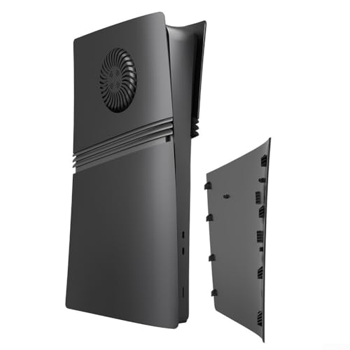 Frontplatte für PS5 Pro Konsole, Front- und Rückabdeckung Frontplatte mit Kühlung, staubdichte Hülle Ersatzplatte für Playstation 5 Pro von EasyByMall