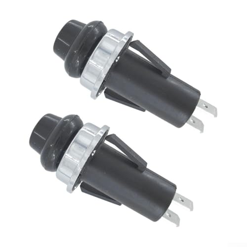 Knopfschalter, Momentaner Lichtschalter-Ersatzteile 70189/40264001, kompatibel mit Weber Summit Series Grills, 2 Stück von EasyByMall