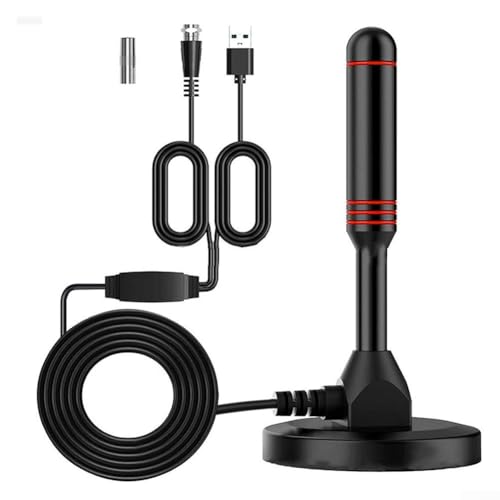 Tragbare HD-TV-Antenne mit 30DBI Digitalstärke für schnellen DVB-T2-Anschluss, geeignet für den Innen- und Außenbereich Tragbare HD-TV-Antenne mit 30DBI Digitalstärke für schnellen DVB-T2-Anschluss, geeignet für den Innen- und Außenbereich von EasyByMall