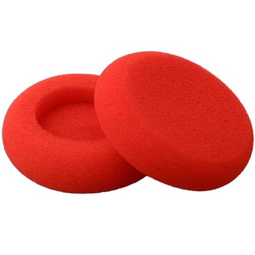 Verbessern Sie Ihren Komfort und Stil mit dicken Ohrpolstern aus Memory-Schaum für Koss-Kopfhörer, verschiedene Farben, Rot von EasyByMall