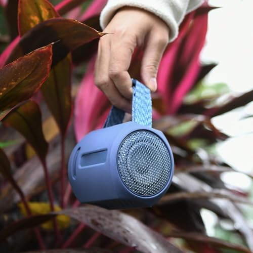 Wasserdichte Silikonhülle, Silikonhülle für Lautsprecher, tragbare Reise-Schutzhülle für Sony SRS-XB13-Lautsprecher (blau) von EasyByMall
