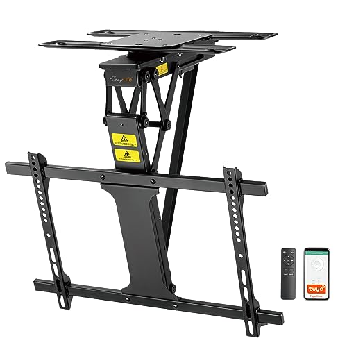 EasyLife TV Deckenhalterung elektrisch drehbar & schwenkbar + Smart Home Integration, 32-75 Zoll, VESA Halterung bis 600x400 für LCD/OLED Fernseher, Monitor, Display, Smartboard, Schwarz EasyLife TV Deckenhalterung elektrisch drehbar & schwenkbar + Smart Home Integration, 32-75 Zoll, VESA Halterung bis 600x400 für LCD/OLED Fernseher, Monitor, Display, Smartboard, Schwarz von EasyLife