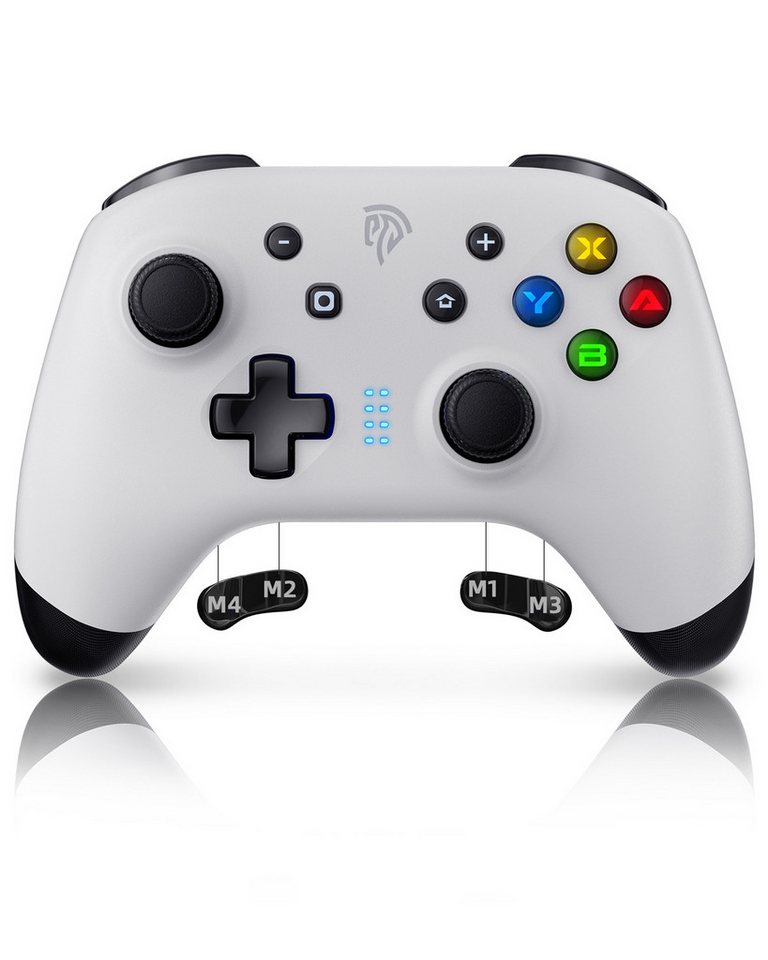 EasySMX ESM-9124 Kabelloses Bluetooth/2,4GHz Gamepad Weiß PC-Controller EasySMX ESM-9124 Kabelloses Bluetooth/2,4GHz Gamepad Weiß PC-Controller von EasySMX
