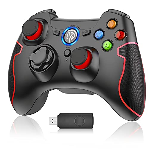 EasySMX PS3 Controller, 2.4G Wireless Gamepad, Gaming Joystick für PS3/ PC (Windows XP/ 7/8/ 8.1/10/11)/ Switch, Android TV/TV Box von EasySMX
