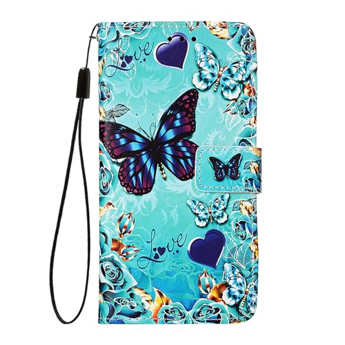 EasyShow Hülle für PU Leder TCL 60 NxtPaper Case, Leder Flip Brieftasche Handyhülle mit Kreditkarte Slot und Magnetisch Schnalle Flip schutzhülle für TCL 60 NxtPaper von EasyShow