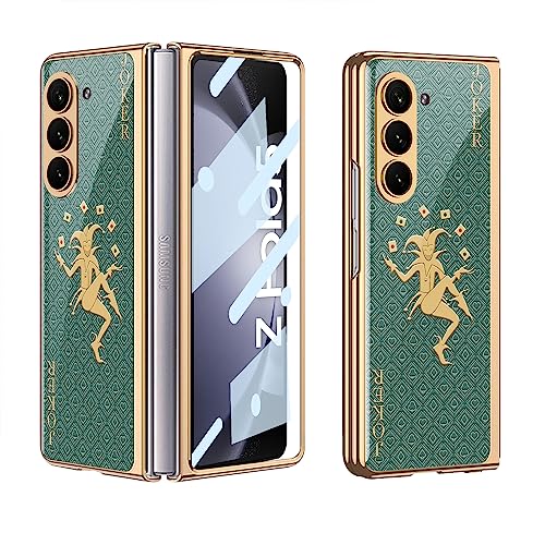 EasyShow Kompatibel mit Samsung Galaxy Z Fold5 5G Hülle, Z Fold5 ultradünnes Glas glänzend lackierte Handyhülle, Faltbare Handyhülle für Samsung Z Fold 5 2023-Clown EasyShow Kompatibel mit Samsung Galaxy Z Fold5 5G Hülle, Z Fold5 ultradünnes Glas glänzend lackierte Handyhülle, Faltbare Handyhülle für Samsung Z Fold 5 2023-Clown von EasyShow