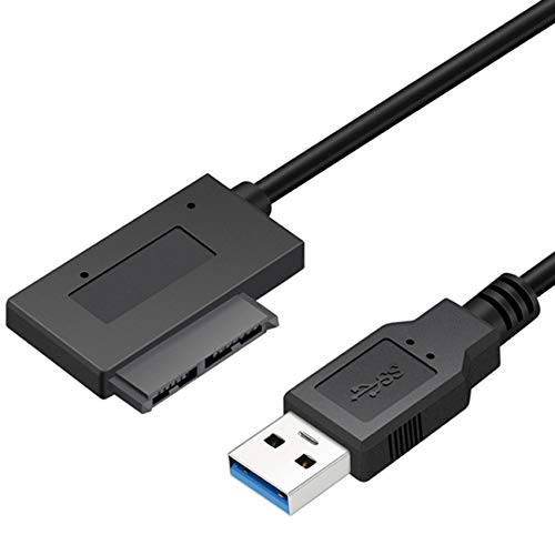 EasyULT Adapter Kabel USB 3.0 auf SATA 7 + 6 13Pin Laufwerksleitung Für Laptop CD DVD Rom Optisches Laufwer von EasyULT