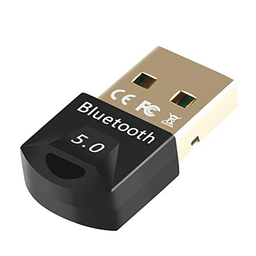 EasyULT USB Bluetooth 5.0 Adapter, Bluetooth Stick, Bluetooth USB Dongle Stick, USB Nano Bluetooth Adapter Dongle Wireless Transmitter und Empfänger für PC Windows 10/8.1/8/7 von EasyULT