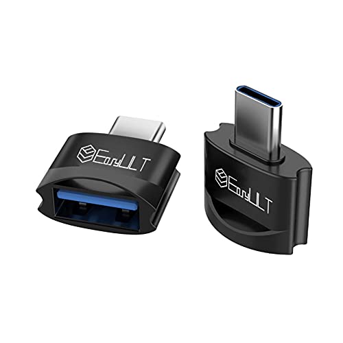 EasyULT USB C Adapter auf USB 3.0 [2 Stücke], OTG Typ C Adapter Kabel, Thunderbolt 3, Kompatibel mit Huawei, Galaxy, MacBook Pro (Schwarz)… von EasyULT
