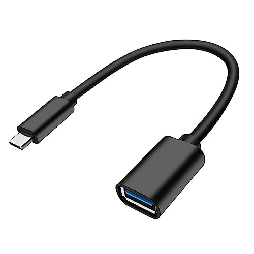 EasyULT USB C auf USB 3.0 Adapter, USB OTG Adapter, USB C OTG Adapter Kabel Kompatibel mit iPad Pro 2022 /MacBook Pro/MacBook Air 2020/Huawei P50 und mehr (Schwarz) von EasyULT