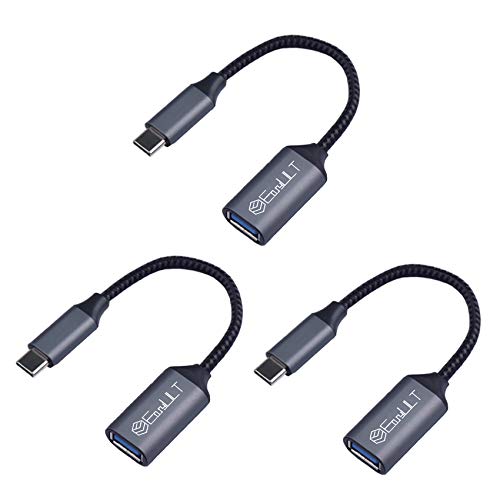 EasyULT USB C auf USB 3.0 Adapter[3 Stück], OTG Type C Adapter Kabel, USB Typ C auf USB A 3.0 Kabel, Type C to USB Adapter für Galaxy S20/S10/S9/S8 Plus/Note 10, P30/P20 Lite/Mate 30 20 Pro usw. von EasyULT