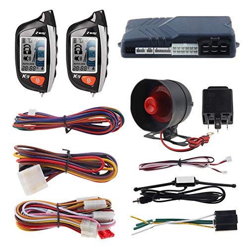 Easyguard EC200-K9 2-Wege-Autoalarm mit LCD-Anzeige und ferngesteuertem Motorstart, Turbo-Timer-Modus, DC 12 V Easyguard EC200-K9 2-Wege-Autoalarm mit LCD-Anzeige und ferngesteuertem Motorstart, Turbo-Timer-Modus, DC 12 V von Easyguard