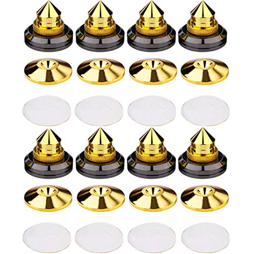 8 Stück Lautsprecher Spikes, Shock Absorber, Anti-Vibrations Lautsprecherständer für CD-Audio, Subwoofer, Plattenspieler 8 Stück Lautsprecher Spikes, Shock Absorber, Anti-Vibrations Lautsprecherständer für CD-Audio, Subwoofer, Plattenspieler von Easyhomie