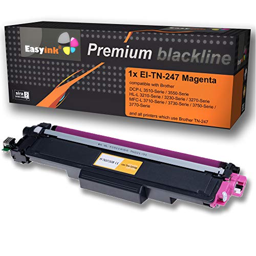 1 EasyInk Toner ersetzt TN-243 TN-247 Magenta - 2.300 Seiten für Brother DCP-L3510 HL-L3210 HL-L3230 HL-L3270 MFC-L3710 MFC-L3730 MFC-L3750 MFC-L3770 von Easyink