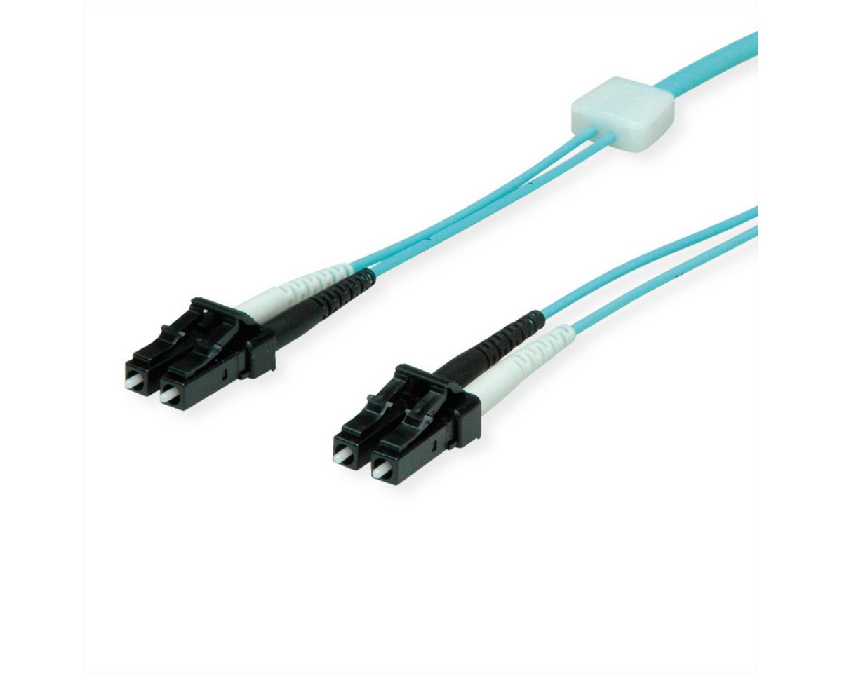 Easylan LWL-LED-Patchkabel duplex 50/125µm OM3, LC/LC Glasfaserkabel, (200.0 cm) von Easylan