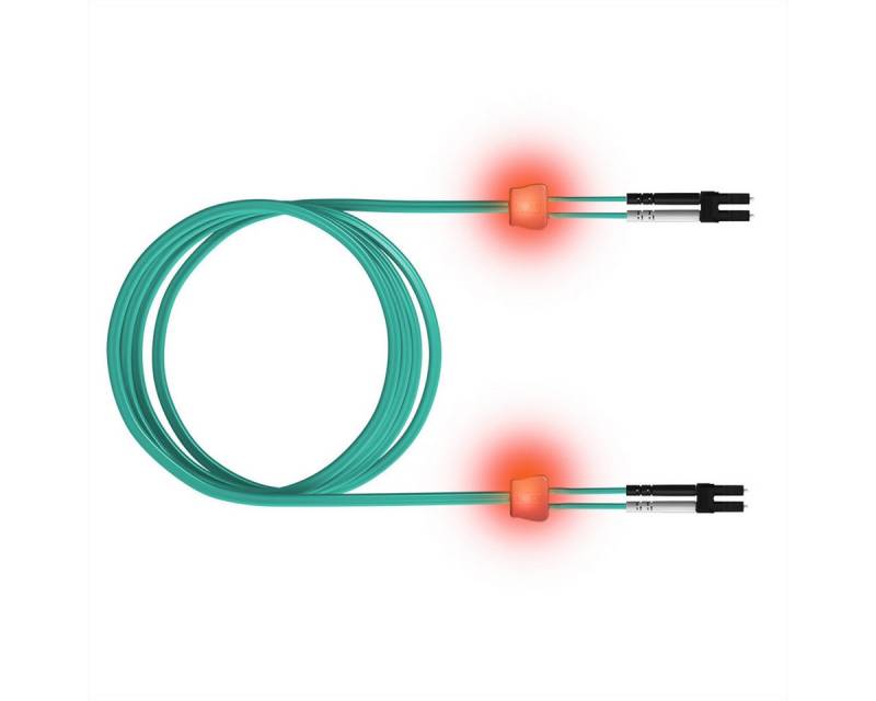 Easylan LWL-LED-Patchkabel duplex 50/125µm OM3, SC/SC Glasfaserkabel, (300.0 cm) von Easylan