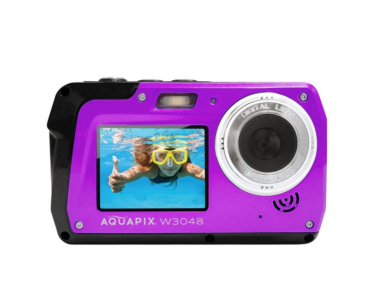 Easypix Aquapix W3048 Edge Violet Kompaktkamera von Easypix