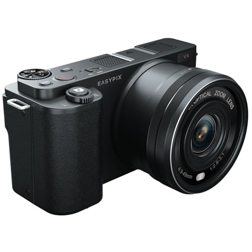 Easypix PowerPro VX6430, Kompakte Systemkamera mit WiFi, 10x Optischer Zoom, Auflösung bis 64 MP, 2.8" Display, Mikrofon-Anschluss Easypix PowerPro VX6430, Kompakte Systemkamera mit WiFi, 10x Optischer Zoom, Auflösung bis 64 MP, 2.8" Display, Mikrofon-Anschluss von Easypix