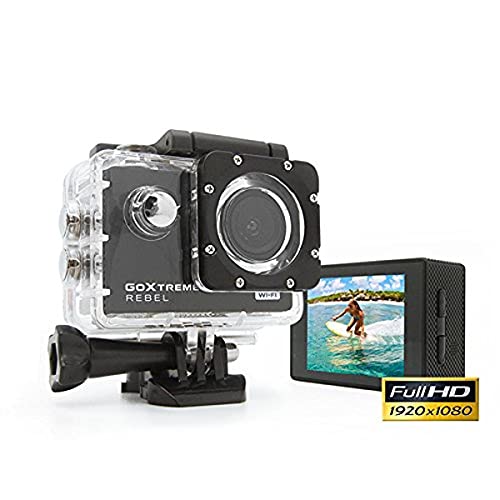 GoXtreme 'Rebel' HD Action Cam mit Webcam-Funktion, 140° Weitwinkel, WiFi, 30 m wasserfest von Easypix