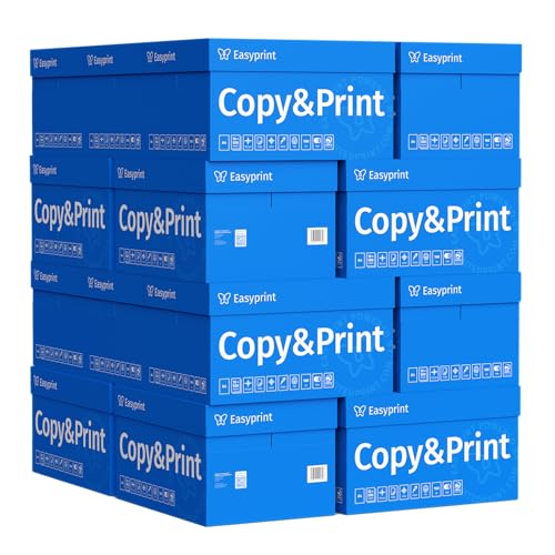 NEU! Easyprint Druckerpapier Kopierpapier 500-150000 Blatt A4 Premium Hochweiß CIE 160 Testsieger PEFC Umweltzertifikat (100.000 Blatt) von Easyprint