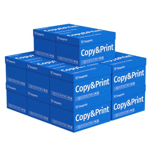 NEU! Easyprint Druckerpapier Kopierpapier 500-150000 Blatt A4 Premium Hochweiß CIE 160 Testsieger PEFC Umweltzertifikat (70.000 Blatt) von Easyprint